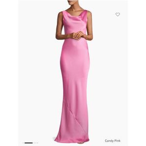 Norma Kamali Candy Pink Maxi Dress